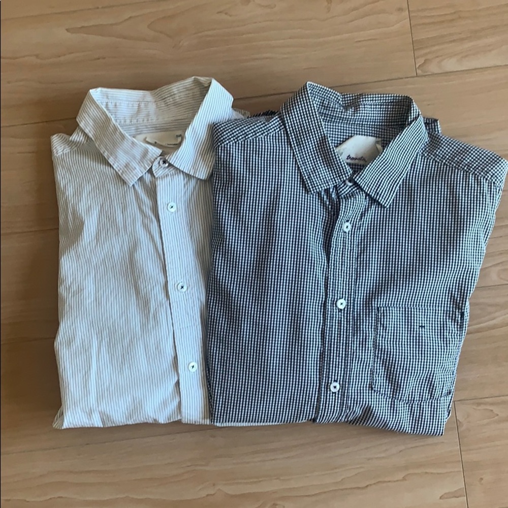 Lot of 2 Trovata Button Down Shirts